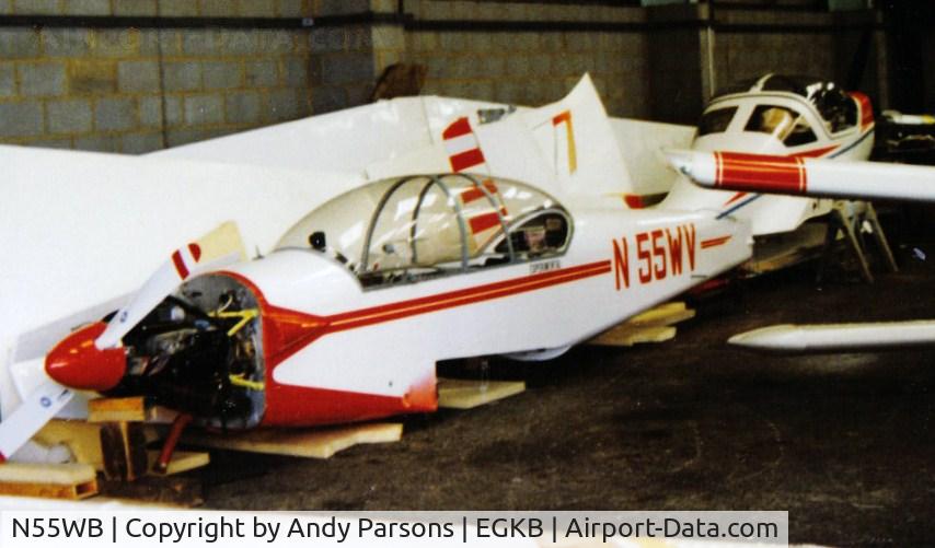 N55WB, 1975 Cessna 182P Skylane C/N 18263900, Just imported in Shipping and Airlines hanger at Biggin Hill