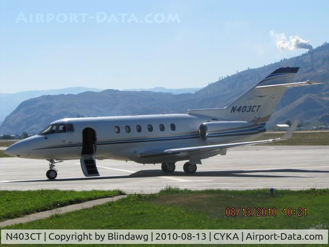 N403CT, 2006 Raytheon Hawker 850XP C/N 258818, ...regular visitor.