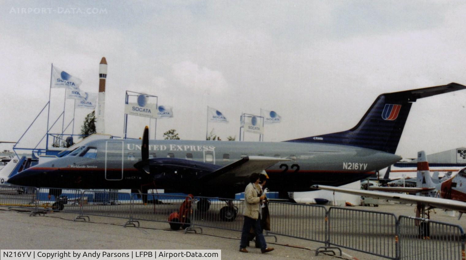N216YV, 1933 Embraer EMB-120RT Brasilia C/N 120216, Scanned print taken at Paris Air Show