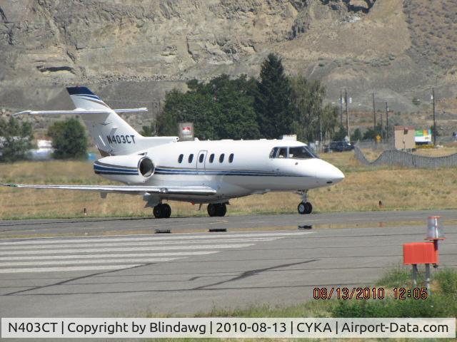 N403CT, 2006 Raytheon Hawker 850XP C/N 258818, ...on taxiway C.