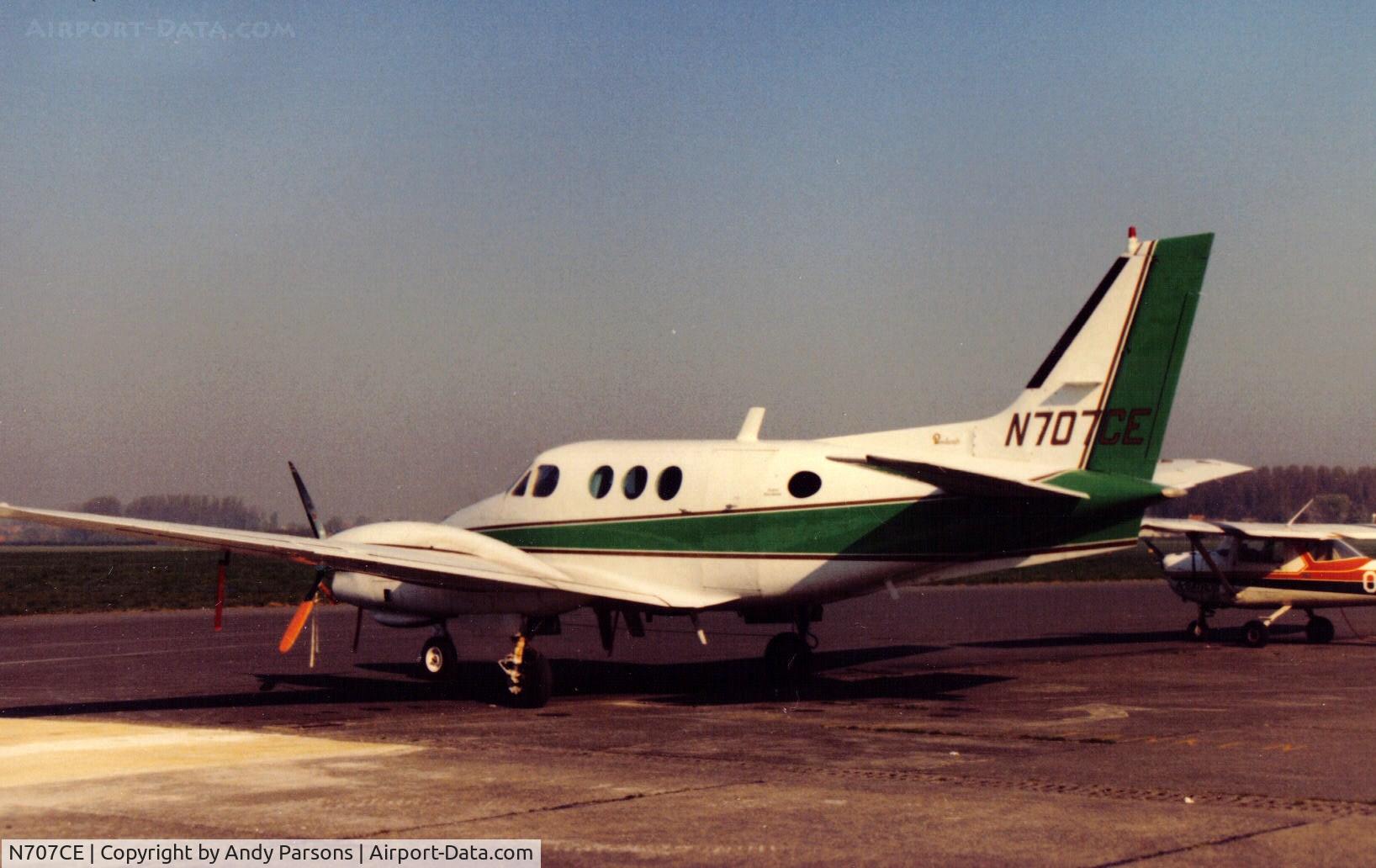 N707CE, 1967 Beech 65-A90 King Air C/N LJ-314, Visiting Toussous Le Noble Paris Airshow week