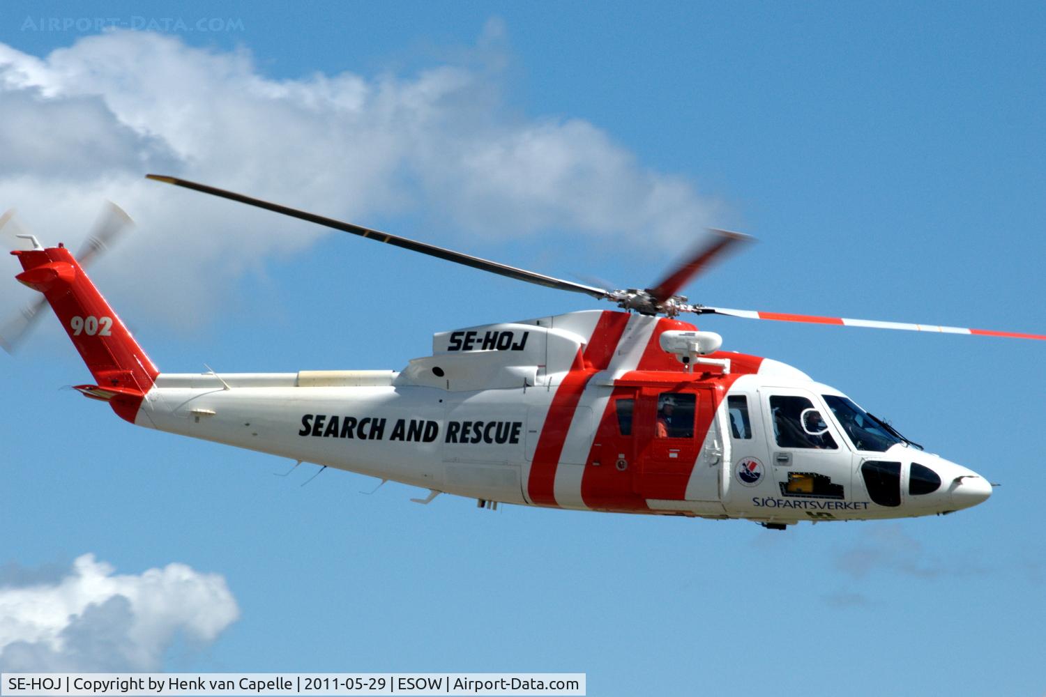 SE-HOJ, 2005 Sikorsky S-76C C/N 760605, Sikorsky S-76C, operated by Norrlandsflyg AB, in the Search and rescue role for the Swedish Shipping Depertment.