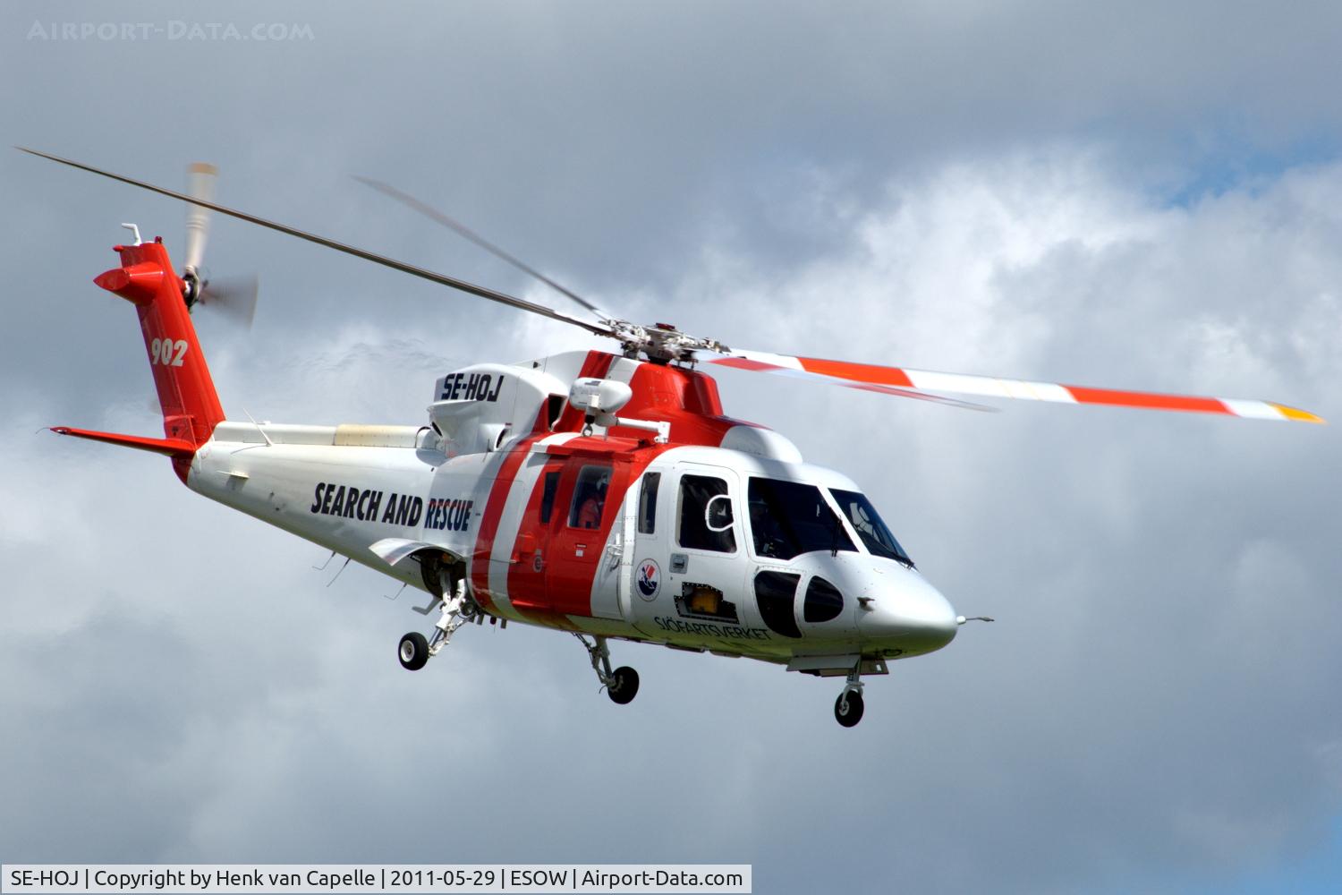 SE-HOJ, 2005 Sikorsky S-76C C/N 760605, Sikorsky S-76C, operated by Norrlandsflyg AB, in the Search and rescue role for the Swedish Shipping Depertment.