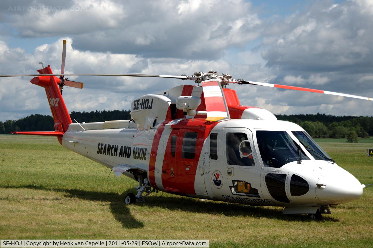 SE-HOJ, 2005 Sikorsky S-76C C/N 760605, Sikorsky S-76C, operated by Norrlandsflyg AB, in the Search and rescue role for the Swedish Shipping Depertment.
