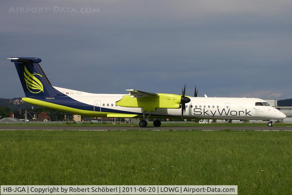 HB-JGA, 2008 De Havilland Canada DHC-8-402Q Dash 8 Dash 8 C/N 4198, HB-JGA