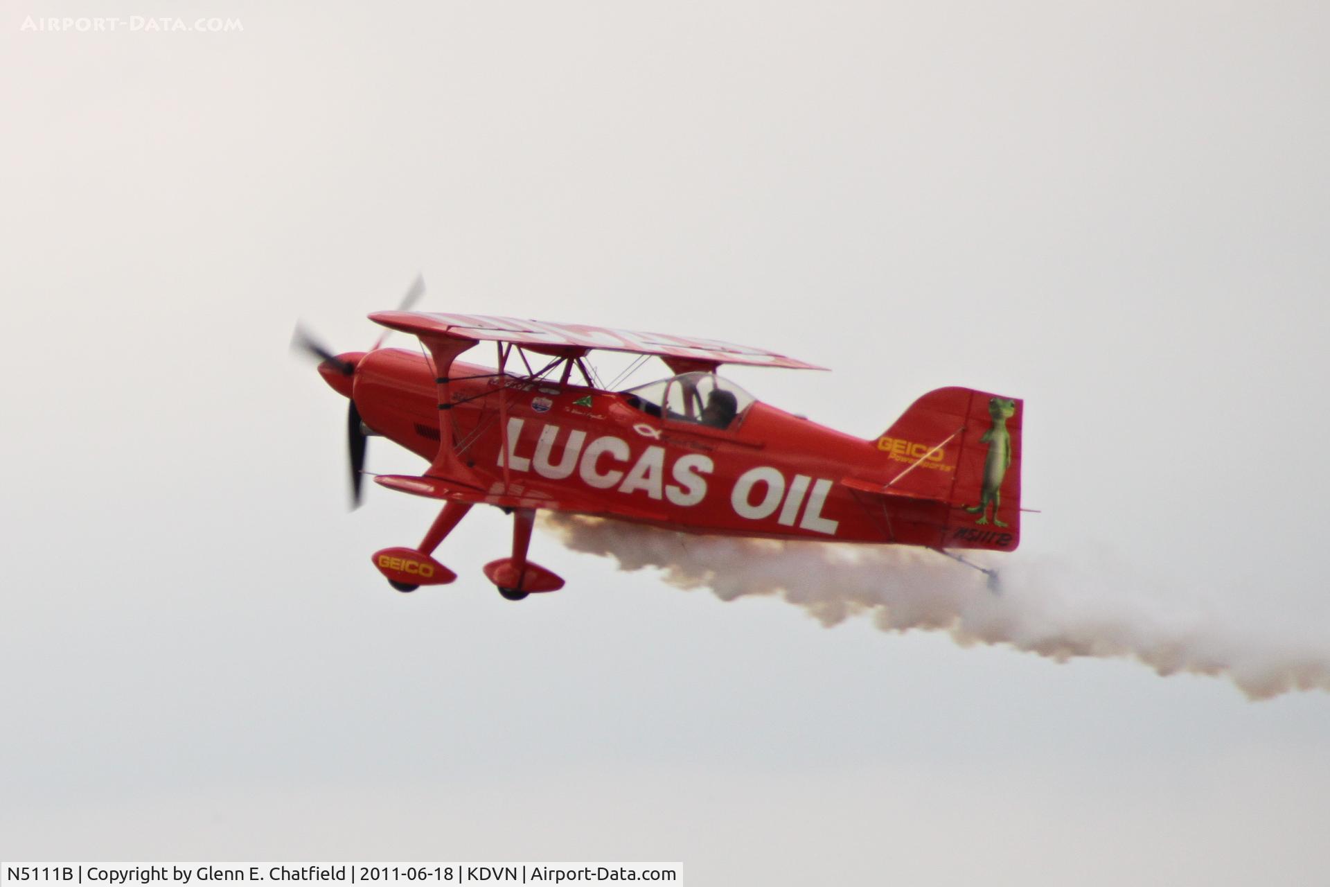 N5111B, 1998 Pitts S-1-11B Super Stinker C/N 4003, At the Quad Cities Air Show