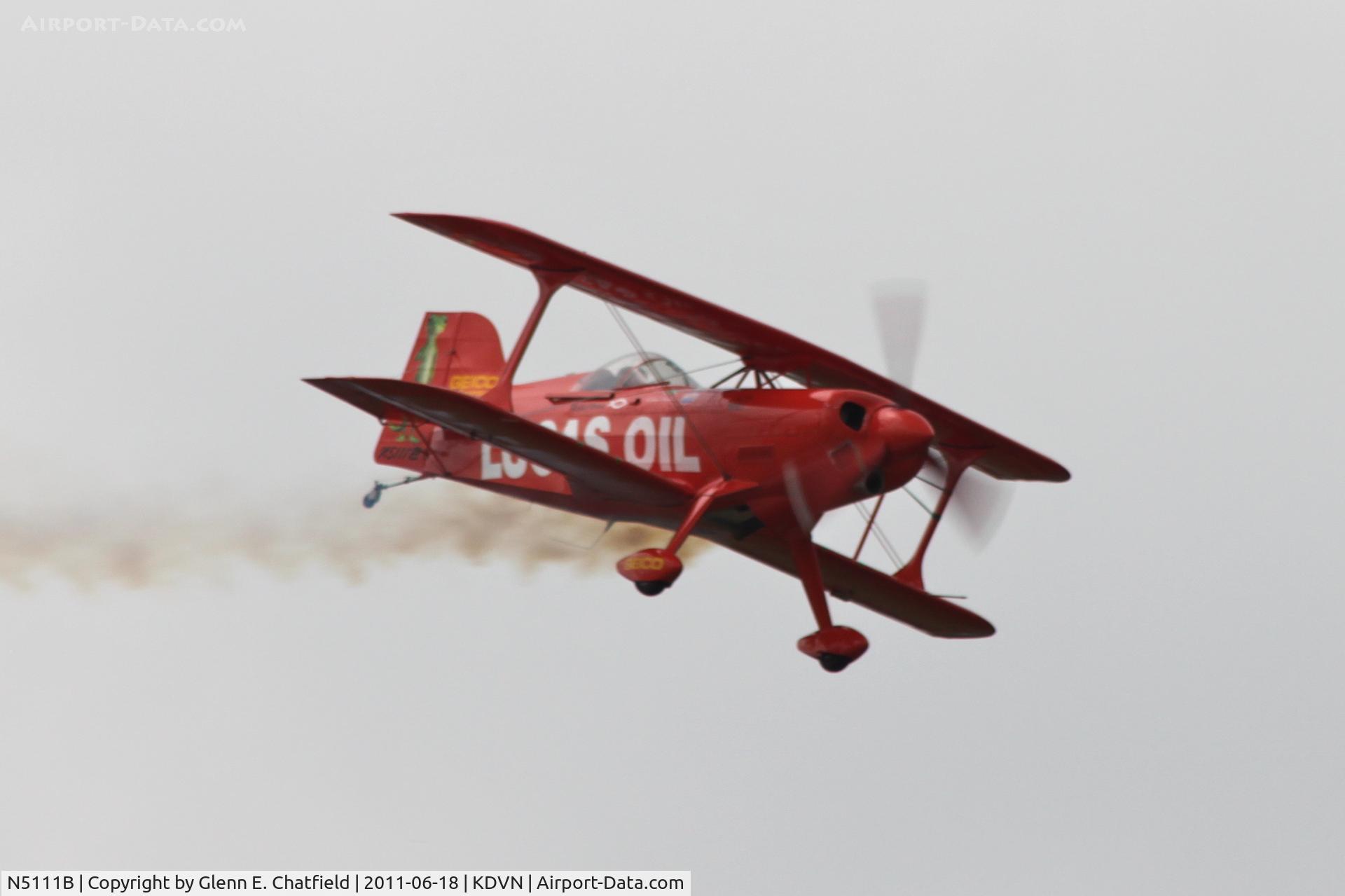 N5111B, 1998 Pitts S-1-11B Super Stinker C/N 4003, At the Quad Cities Air Show