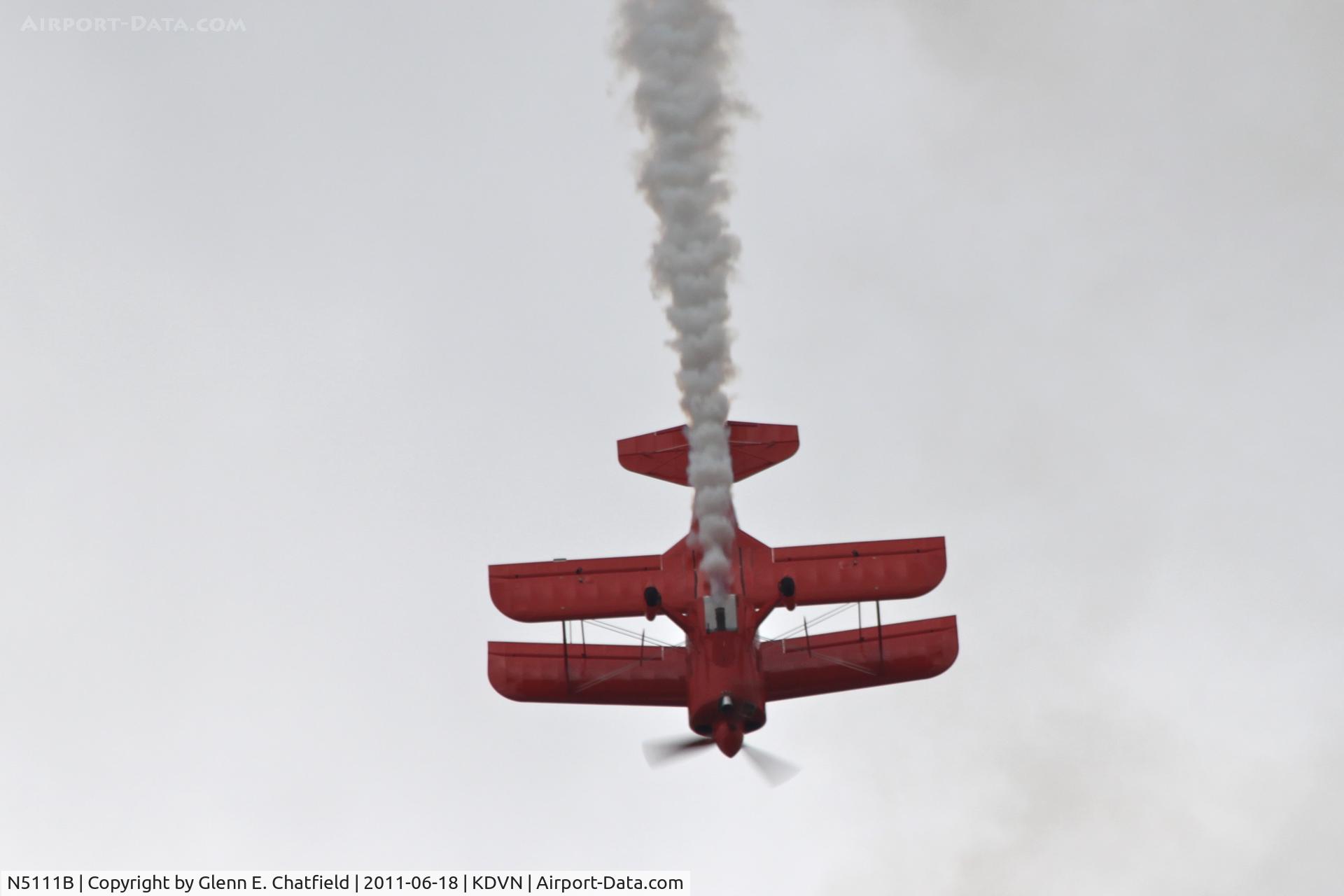 N5111B, 1998 Pitts S-1-11B Super Stinker C/N 4003, At the Quad Cities Air Show