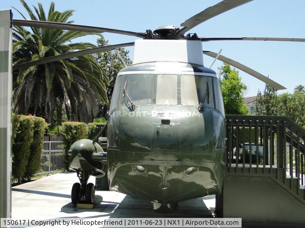 150617, 1960 Sikorsky VH-3A C/N 61-123, Preserved at Nixon Library in Yorba Linda, showing the hull which allowed water landings