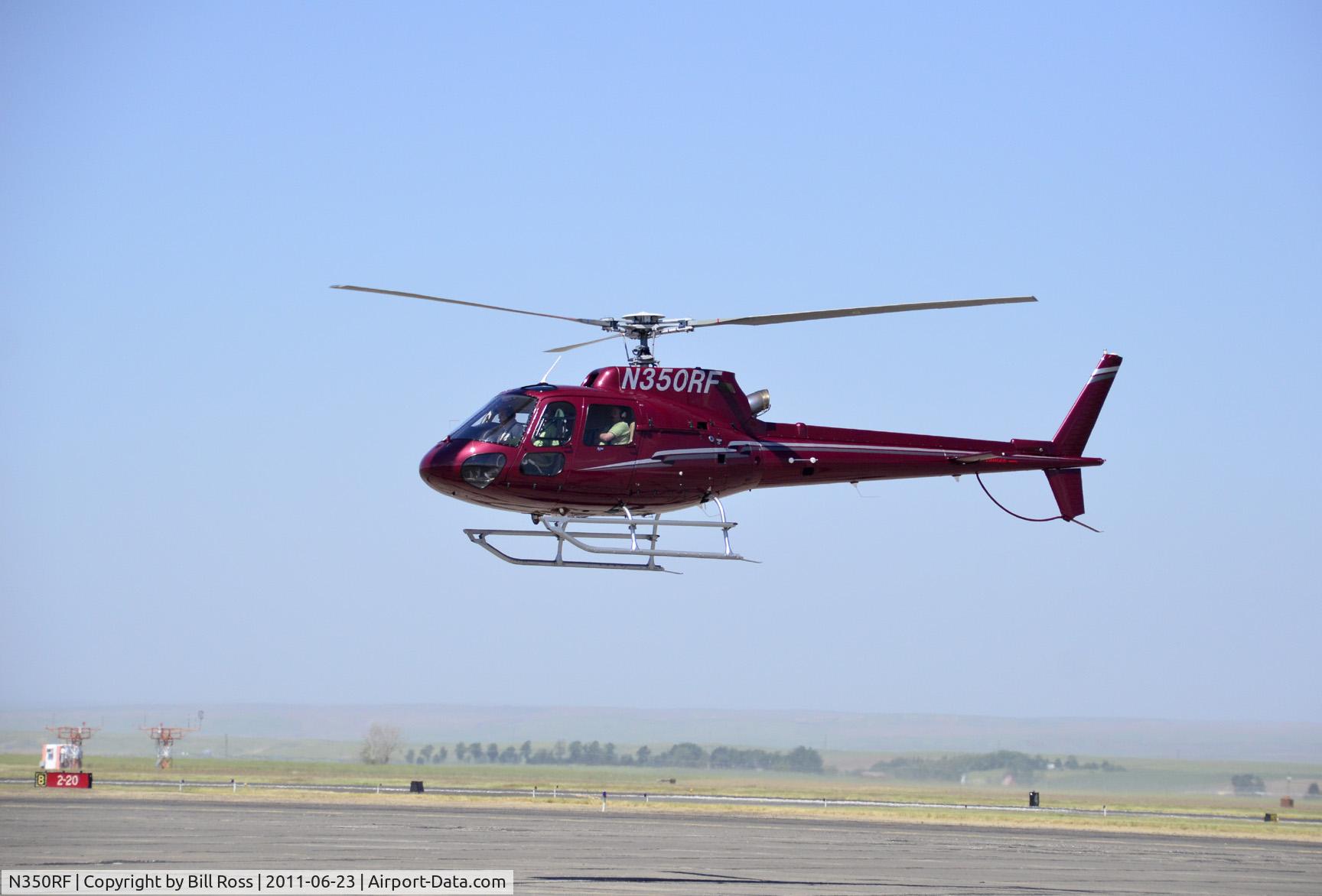 N350RF, Eurocopter AS-350B-2 Ecureuil Ecureuil C/N 4608, Sighted landing at Walla Walla Regional airport