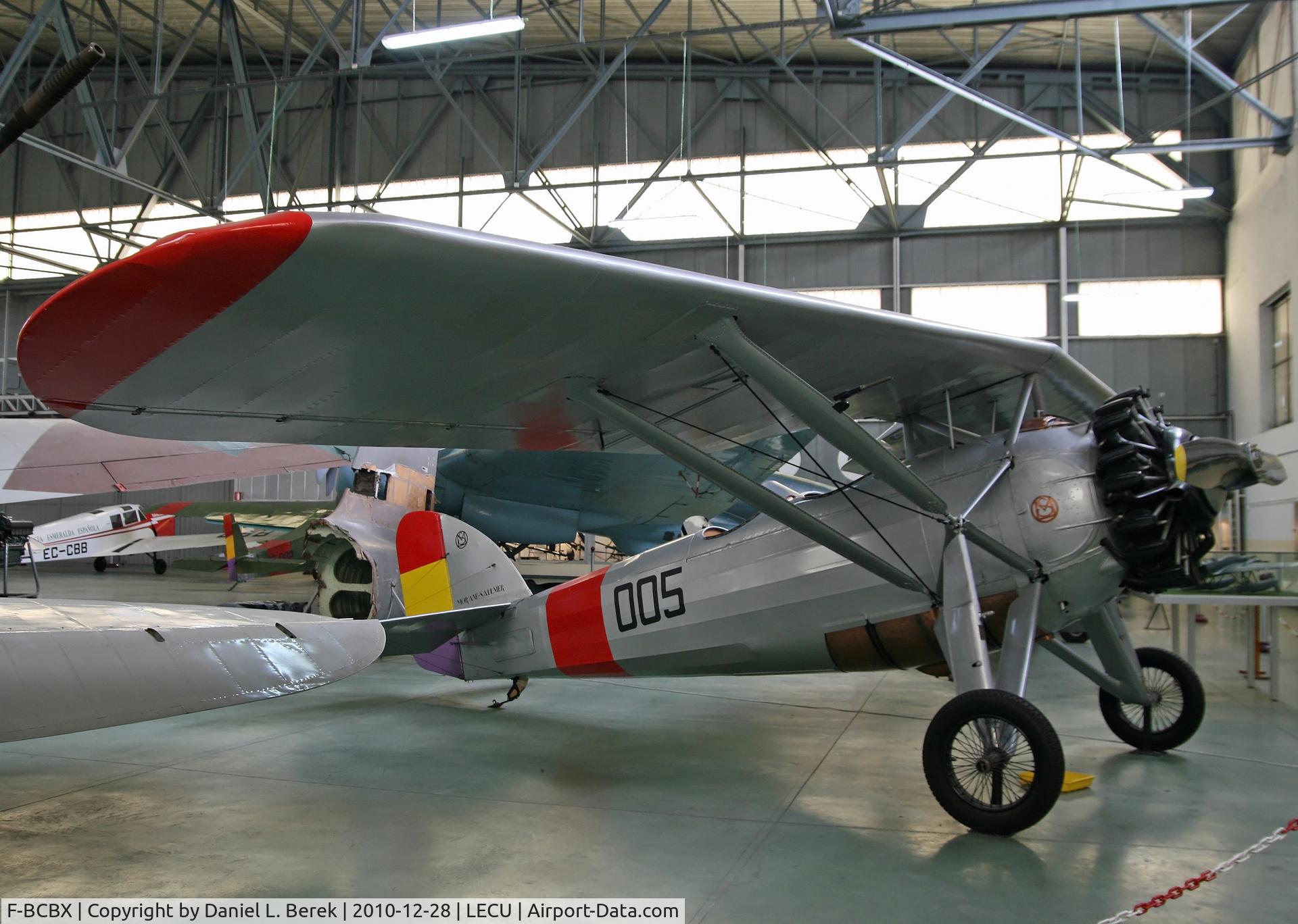 F-BCBX, Morane-Saulnier MS-230 C/N 1066, This aircraft has been restored and repainted to represent E-005 with the Spanish Republican Air Force.
