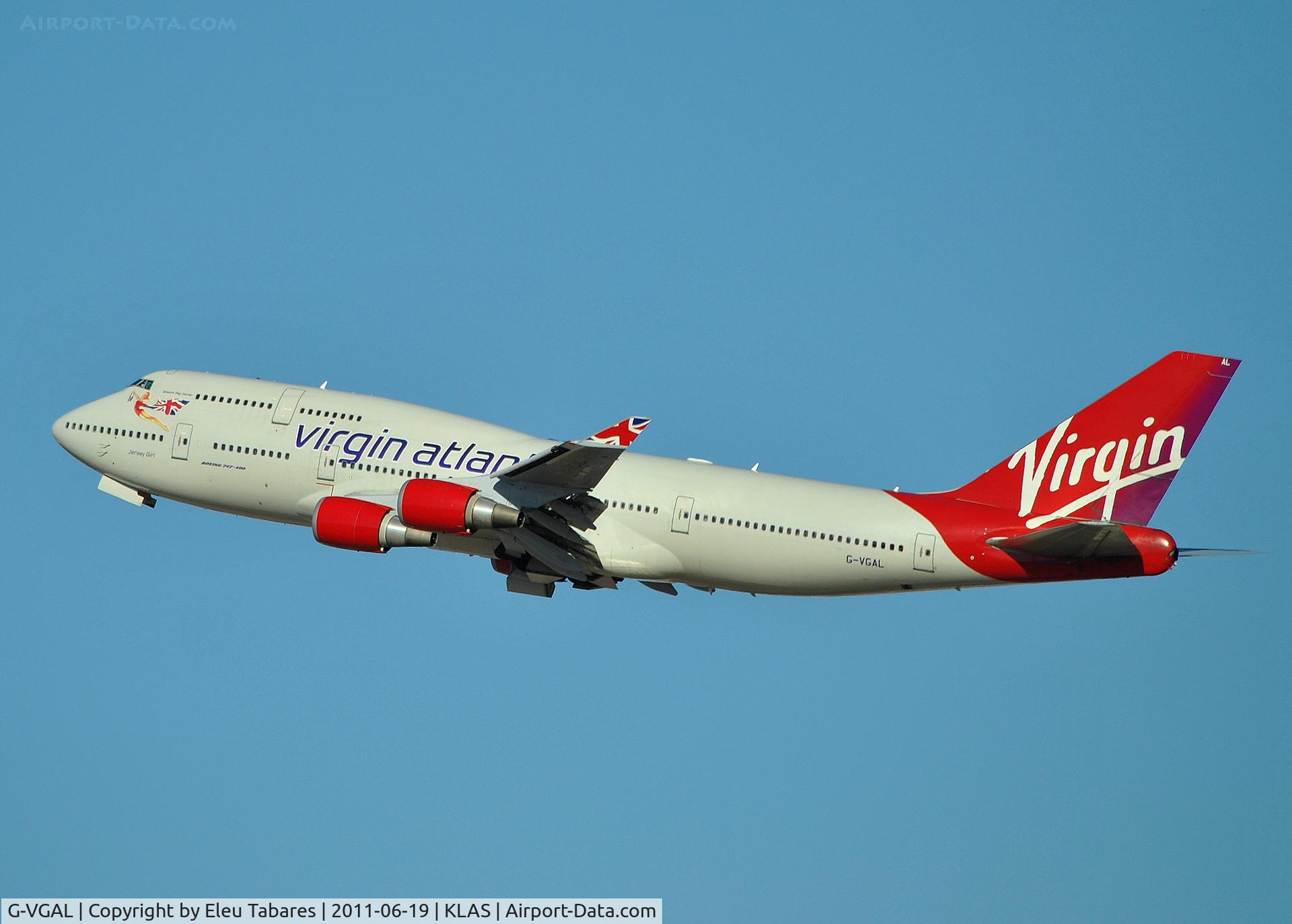 G-VGAL, 2001 Boeing 747-443 C/N 32337, Taken over McCarran International Airport.