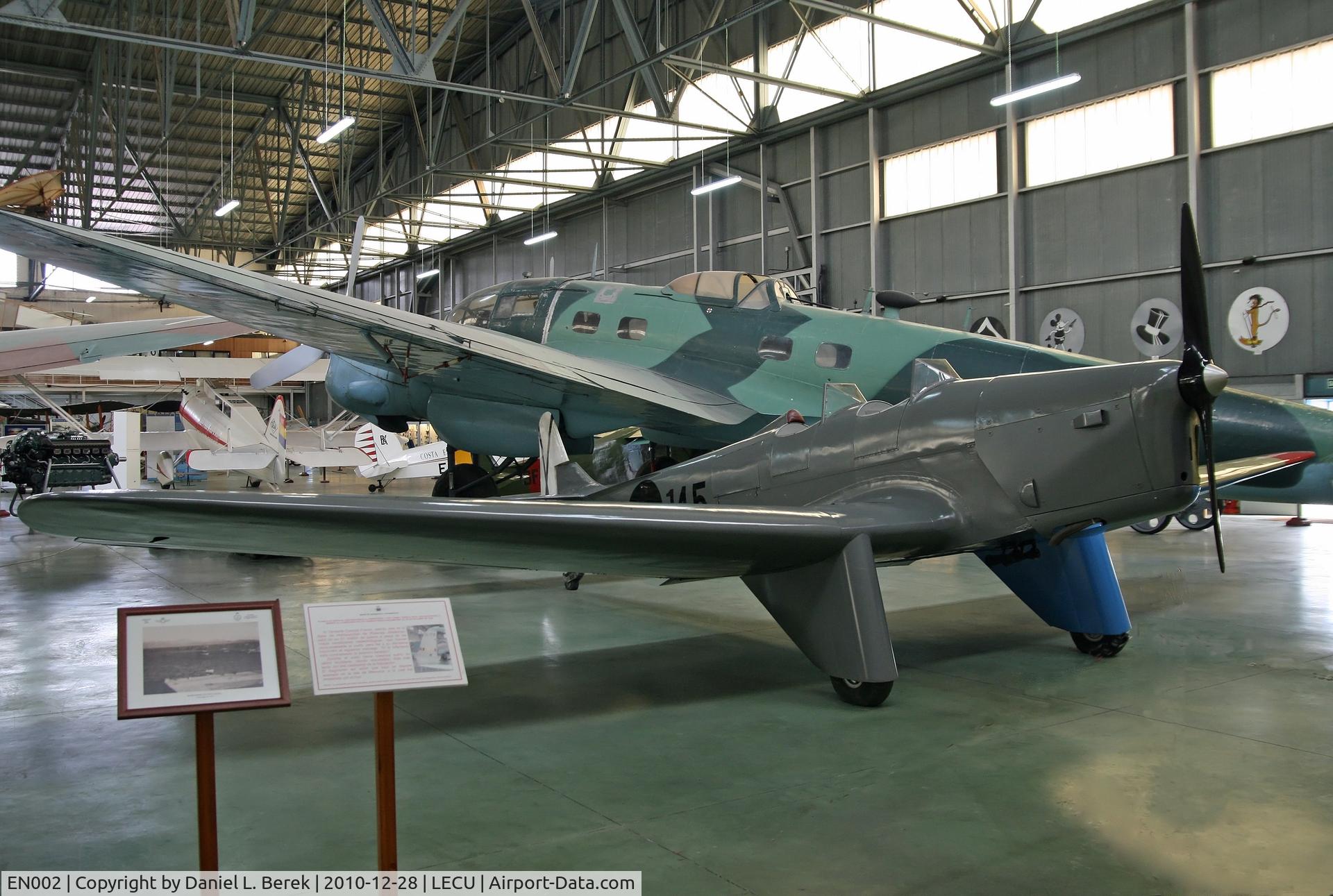 EN002, Miles M14 Hawk Trainer C/N 431, Cool little British trainer at Museo del Aire.
