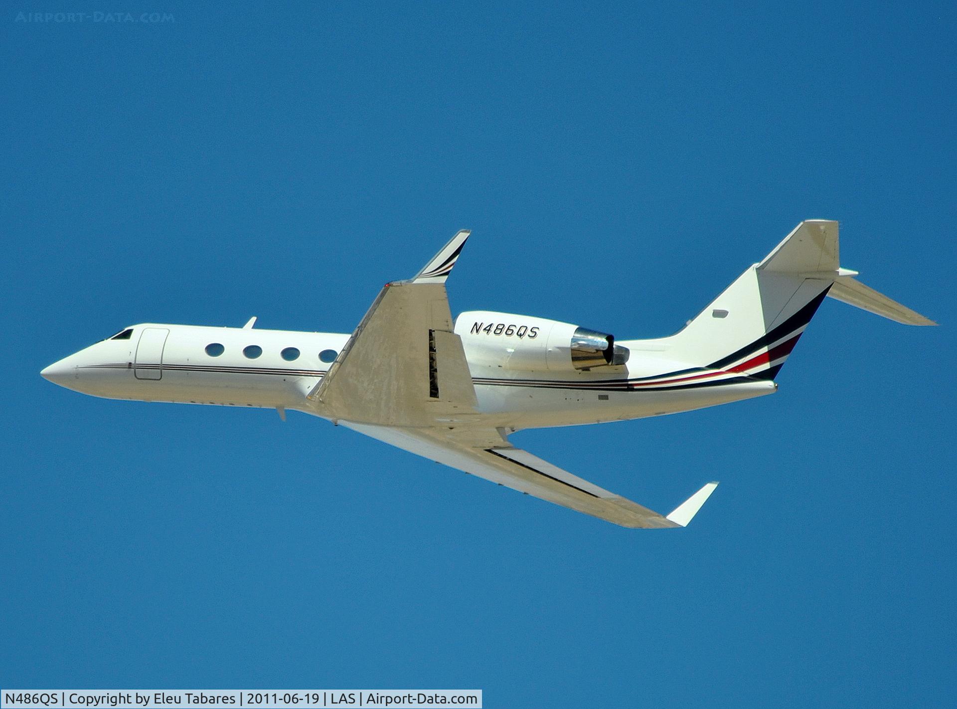 N486QS, 1999 Gulfstream Aerospace G-IV C/N 1386, Taken over McCarran International Airport.