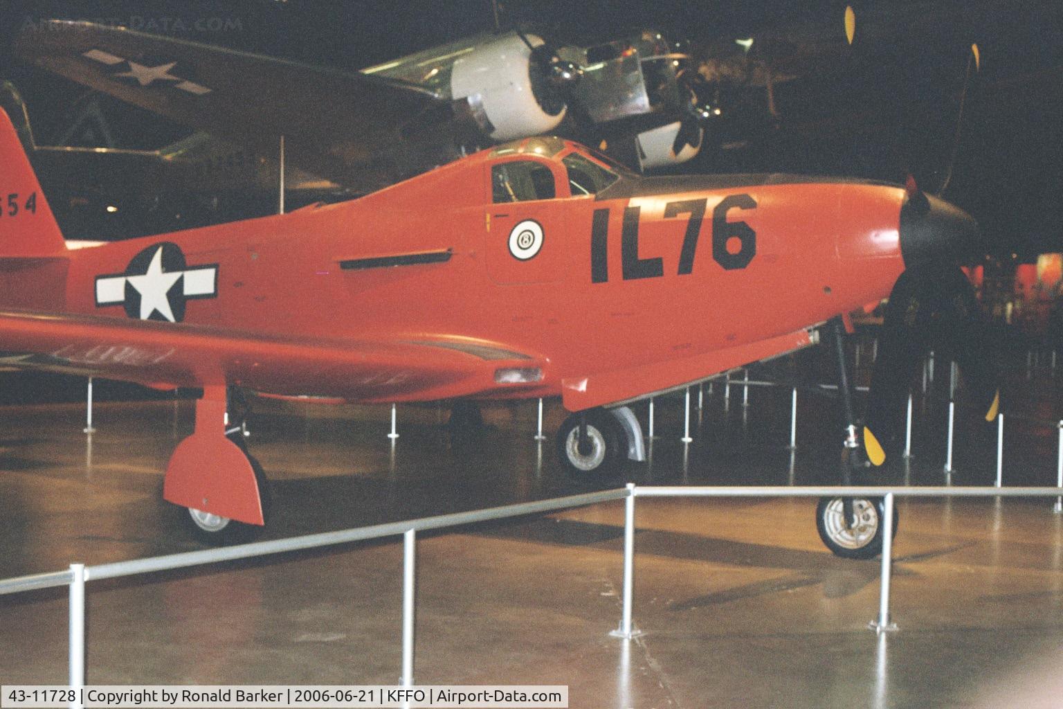 43-11728, 1945 Bell P-63E-1-BE Kingcobra C/N 33-16, National Museum of the Air Force