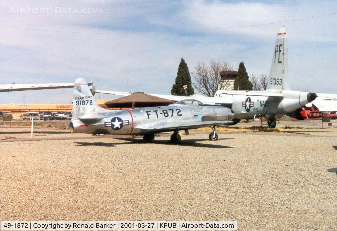 49-1872, 1949 Lockheed P-80C Shooting Star C/N 080-2699, Pueblo Weisbrod Aircraft Museum