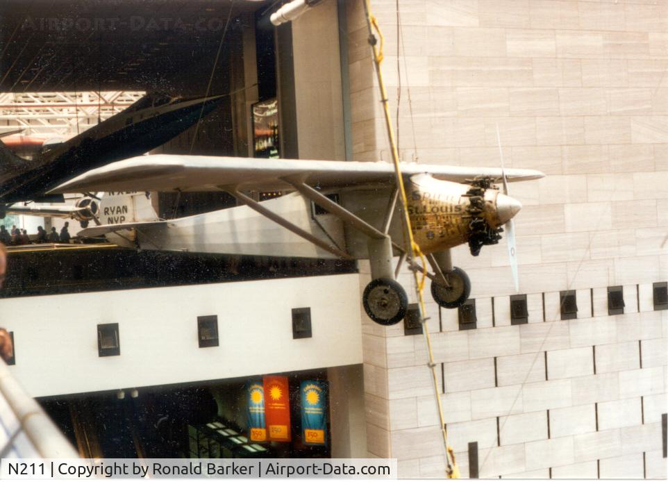 N211, 1927 Ryan NYP C/N 1, Air and Space Museum