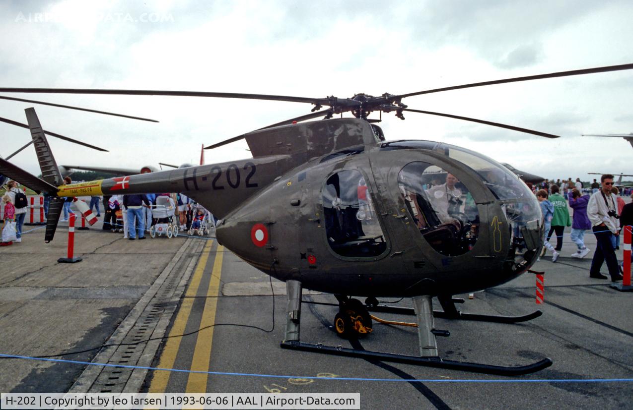 H-202, 1971 Hughes OH-6A Cayuse C/N 109-0202M, AAlborg AB open house 6.6.93
