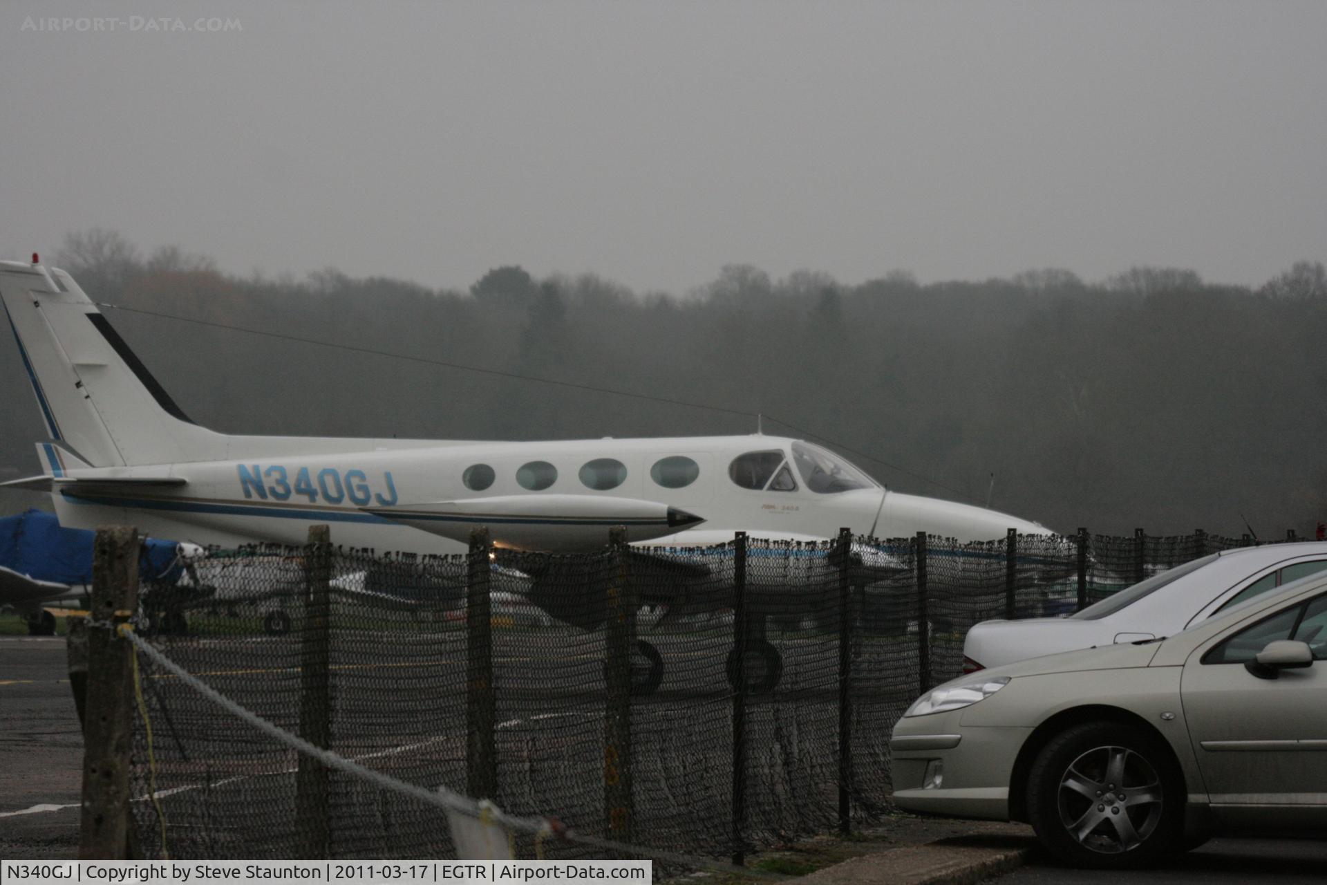 N340GJ, 1979 Cessna 340A C/N 340A0637, Taken at Elstree Airfield March 2011