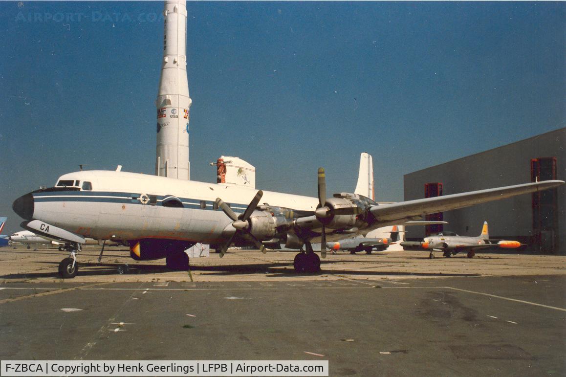 F-ZBCA, 1956 Douglas DC-7C AMOR Seven Seas C/N 45061, 1963  Aviation Museum Paris Le Bourget Airport