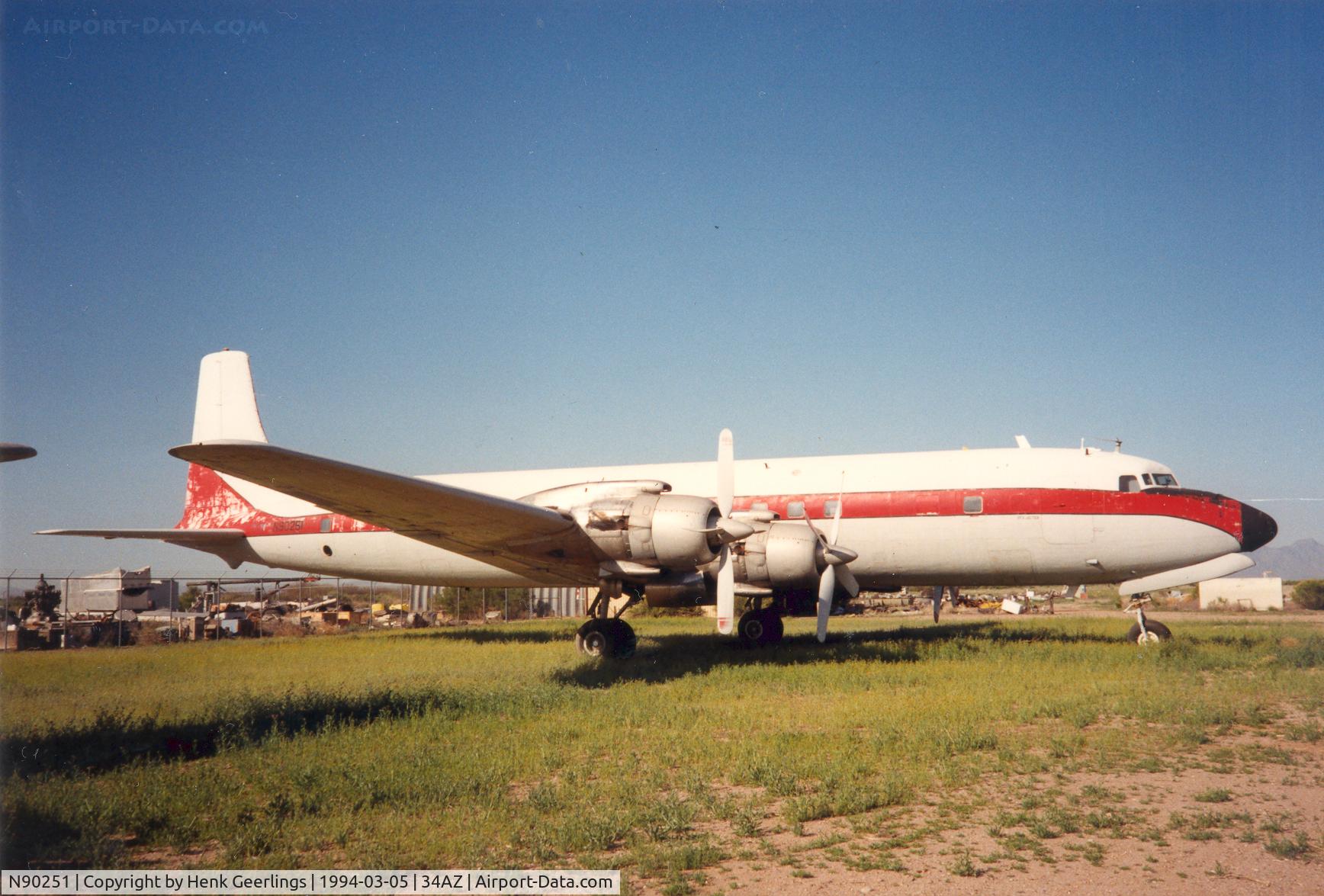 N90251, 1958 Douglas DC-7C Seven Seas C/N 45367, T & G Aviation
