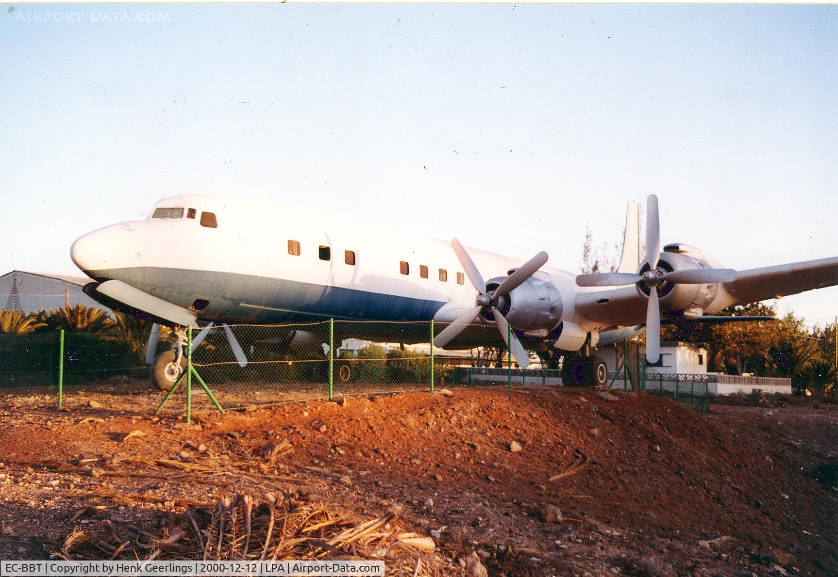 EC-BBT, 1958 Douglas DC-7C Seven Seas Seven Seas C/N 45553, Las Palmas