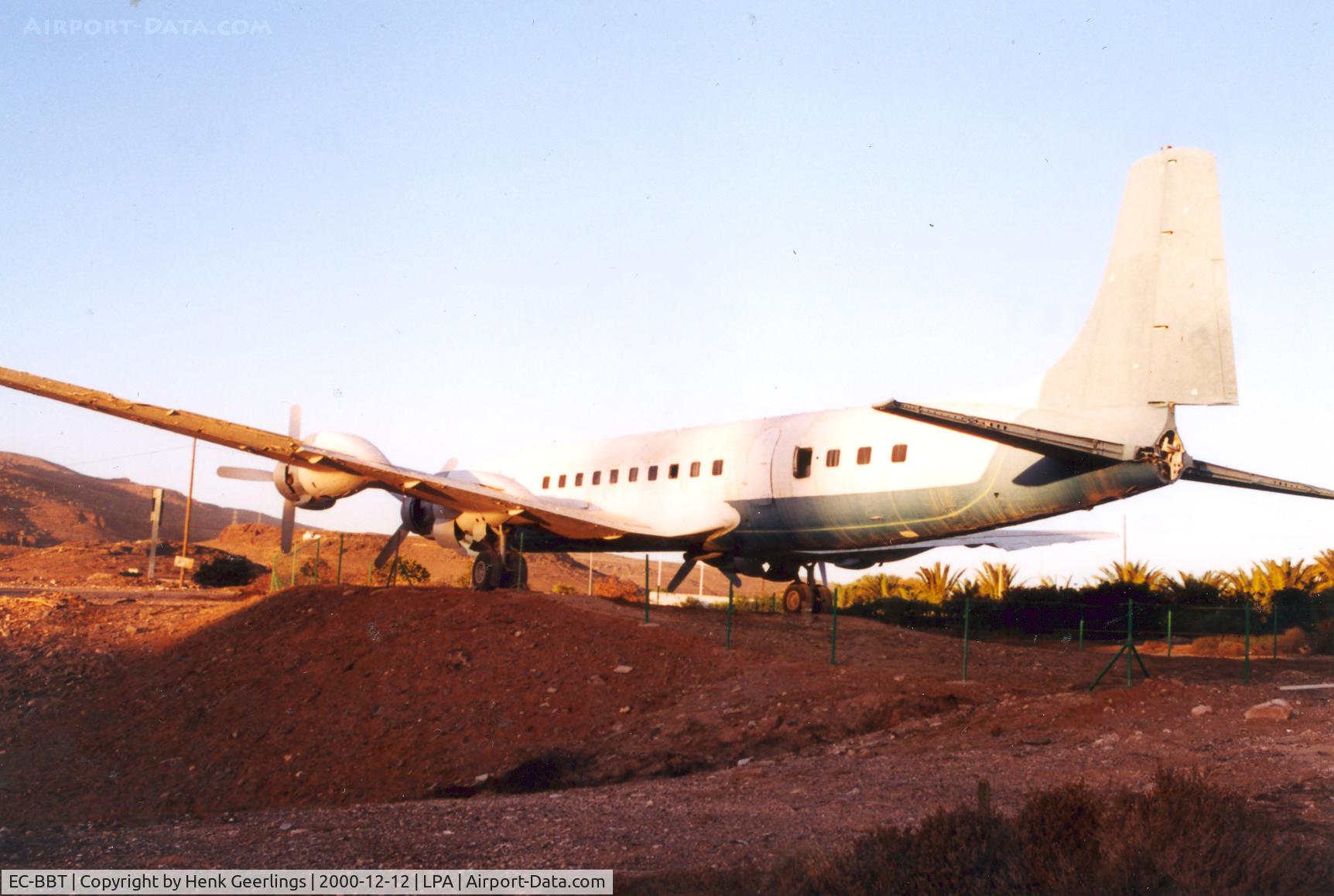 EC-BBT, 1958 Douglas DC-7C Seven Seas Seven Seas C/N 45553, Las Palmas