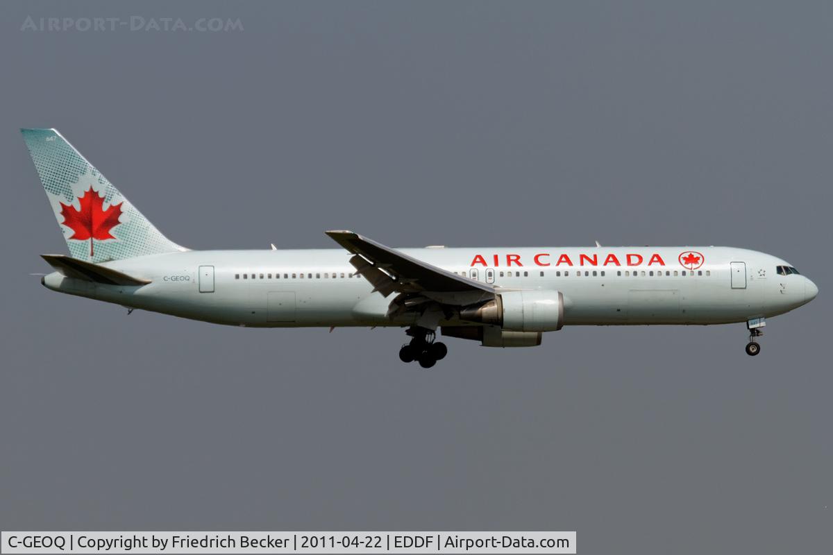 C-GEOQ, 1999 Boeing 767-375/ER C/N 30112, on final RW07L
