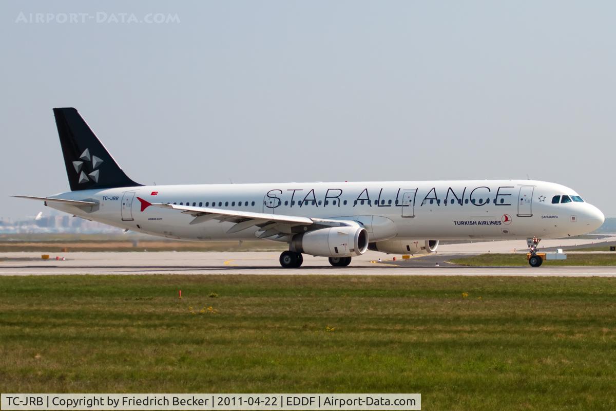 TC-JRB, 2006 Airbus A321-231 C/N 2868, departure via RW18W