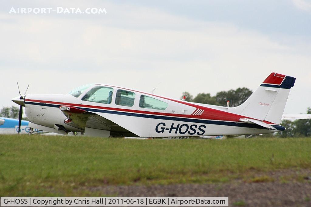 G-HOSS, 1987 Beech F33A Bonanza C/N CE-1151, at AeroExpo 2011