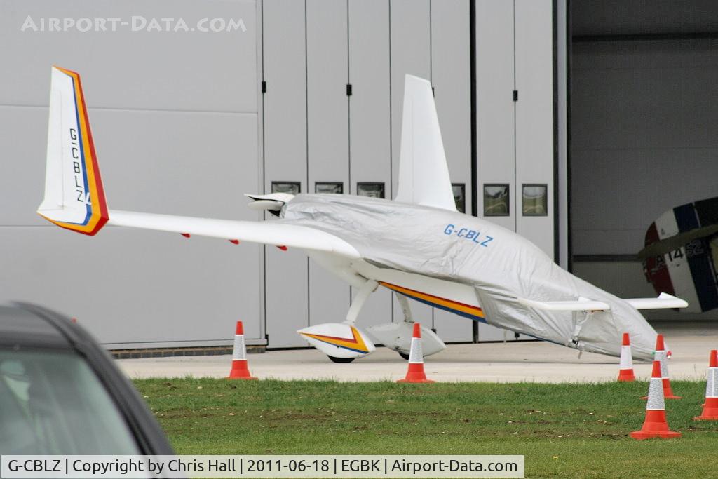 G-CBLZ, 1988 Rutan Long-EZ C/N 1046, at AeroExpo 2011