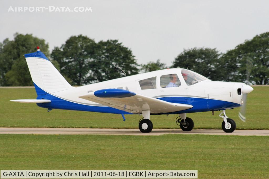 G-AXTA, 1969 Piper PA-28-140 Cherokee C/N 28-26301, at AeroExpo 2011