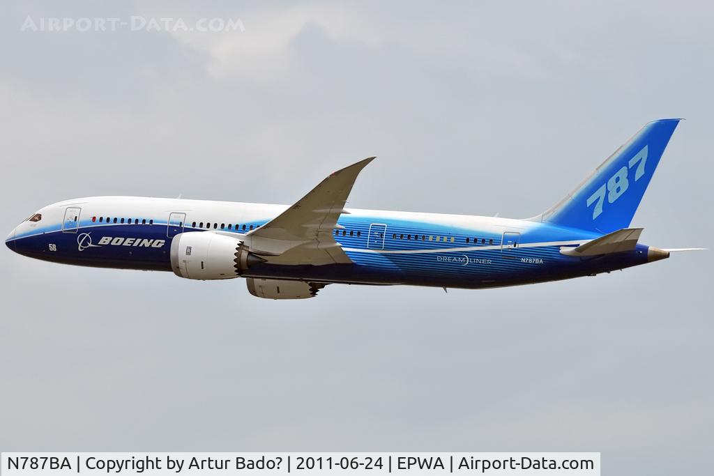 N787BA, 2009 Boeing 787-8 Dreamliner C/N 40690, Boeing Company