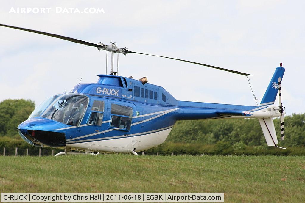 G-RUCK, 1989 Bell 206B Jetranger III C/N 4054, at AeroExpo 2011