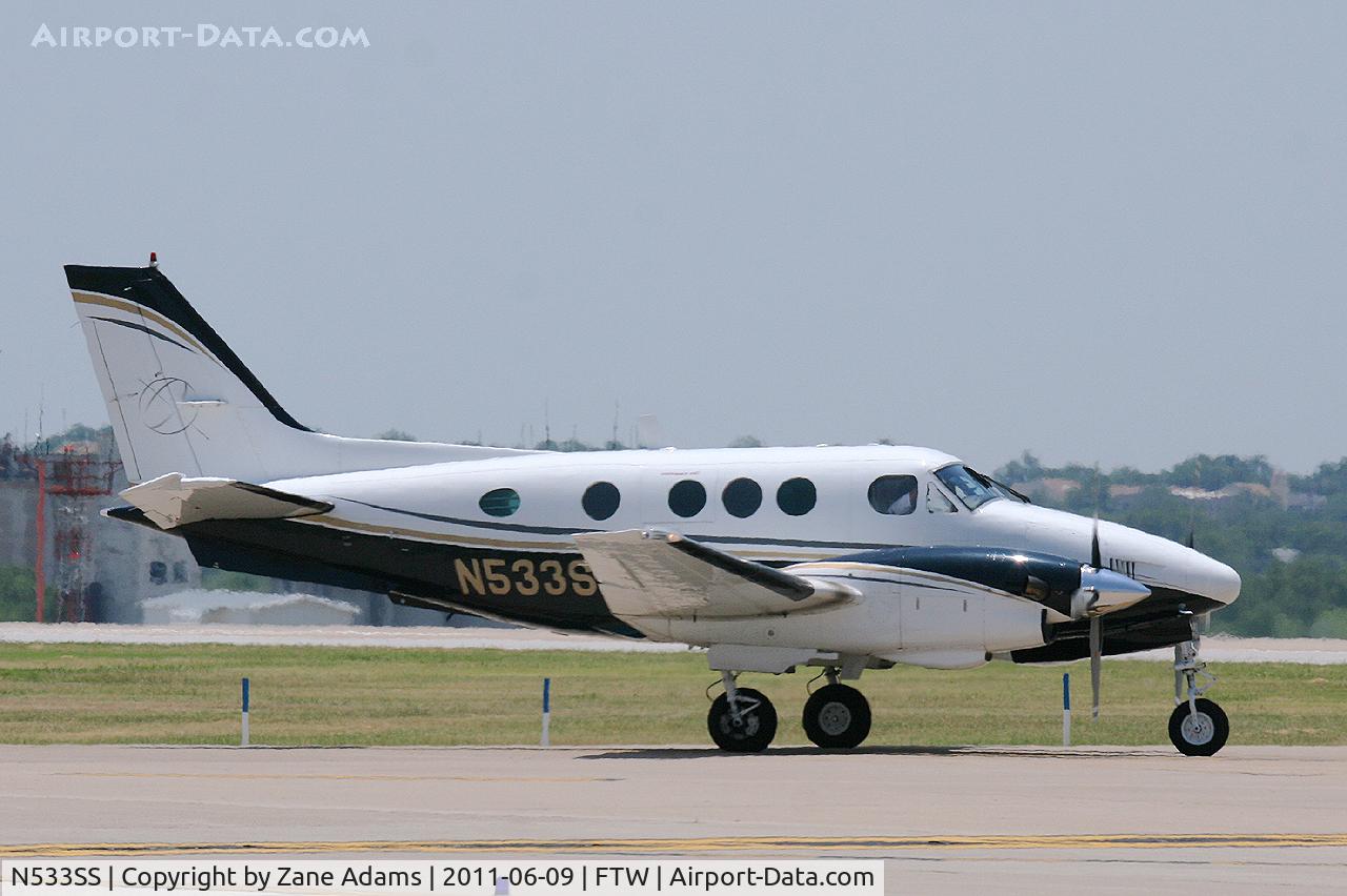 N533SS, 1976 Beech E-90 King Air C/N LW-197, At Meacham Field - Fort Worth, TX