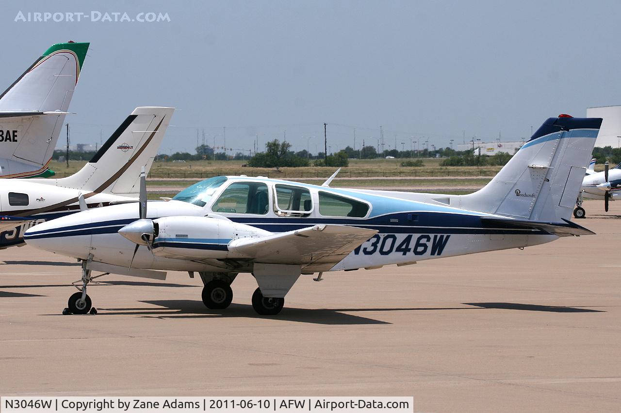 N3046W, 1973 Beech E-55 Baron C/N TE-948, At Alliance Airport - Fort Worth, TX