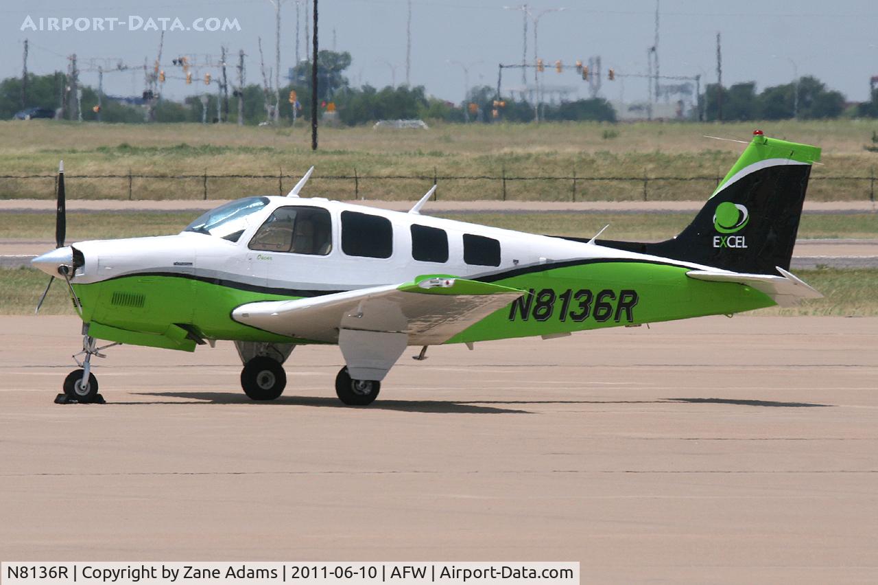 N8136R, 1974 Beech A36 Bonanza 36 C/N E-612, At Alliance Airport - Fort Worth, TX