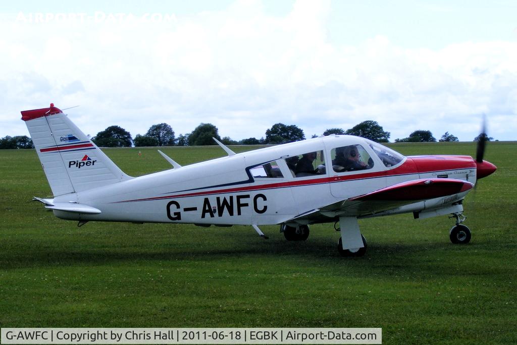 G-AWFC, 1968 Piper PA-28R-180 Cherokee Arrow C/N 28R-30670, at AeroExpo 2011