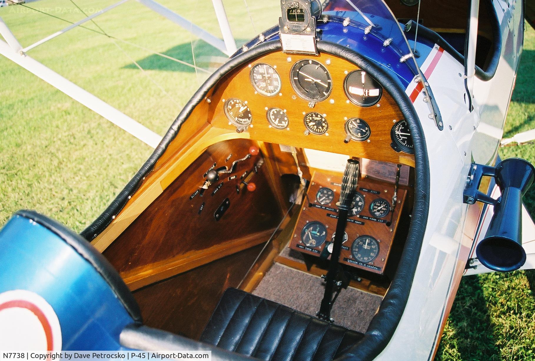 N7738, 1974 Pietenpol Air Camper C/N 72-2, Pilot Back Cockpit