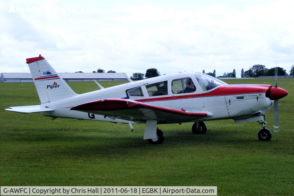G-AWFC, 1968 Piper PA-28R-180 Cherokee Arrow C/N 28R-30670, at AeroExpo 2011