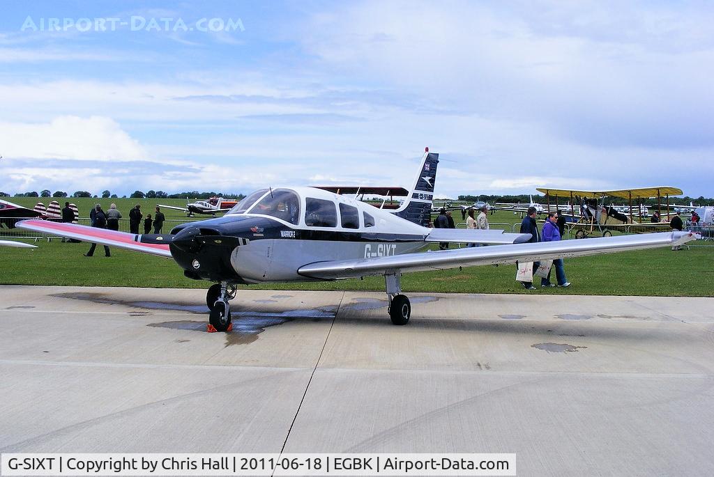 G-SIXT, 1988 Piper PA-28-161 Cherokee Warrior II C/N 2816056, at AeroExpo 2011