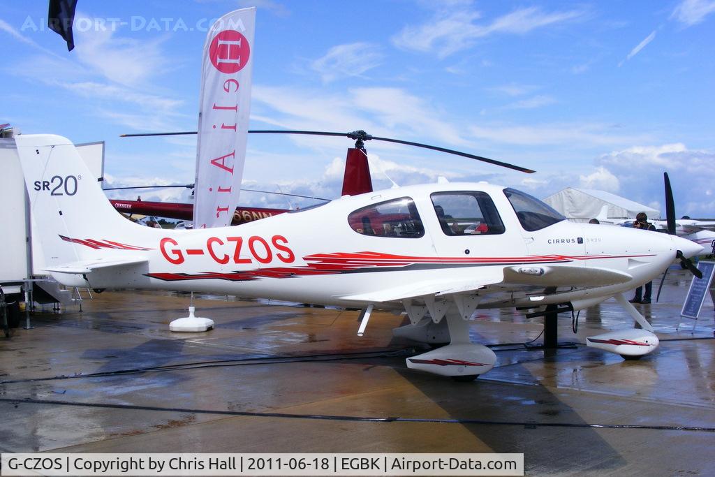 G-CZOS, 2010 Cirrus SR20S C/N 2038, at AeroExpo 2011