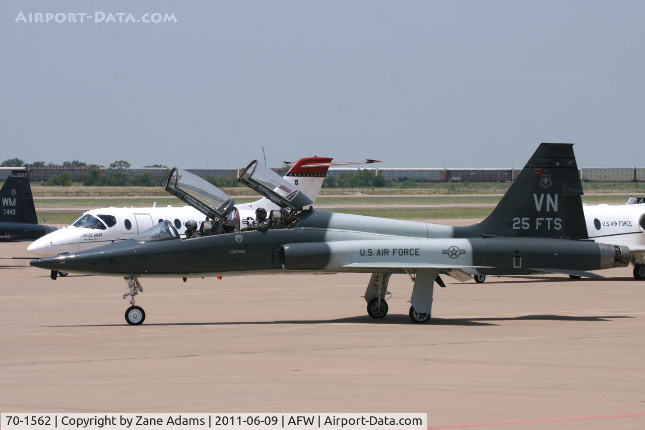 70-1562, 1970 Northrop T-38C Talon C/N T.6252, At Alliance Airport - Fort Worth, TX