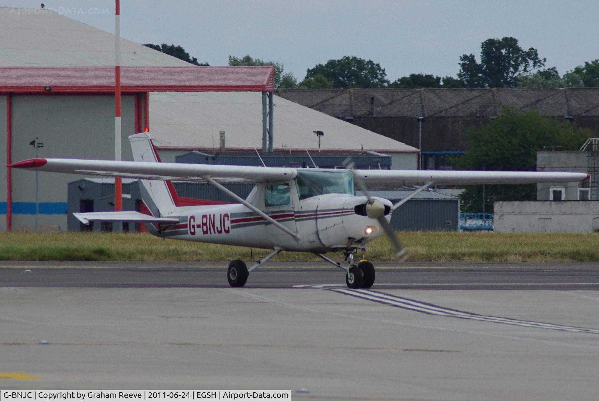 G-BNJC, 1979 Cessna 152 C/N 152-83588, At Norwich.