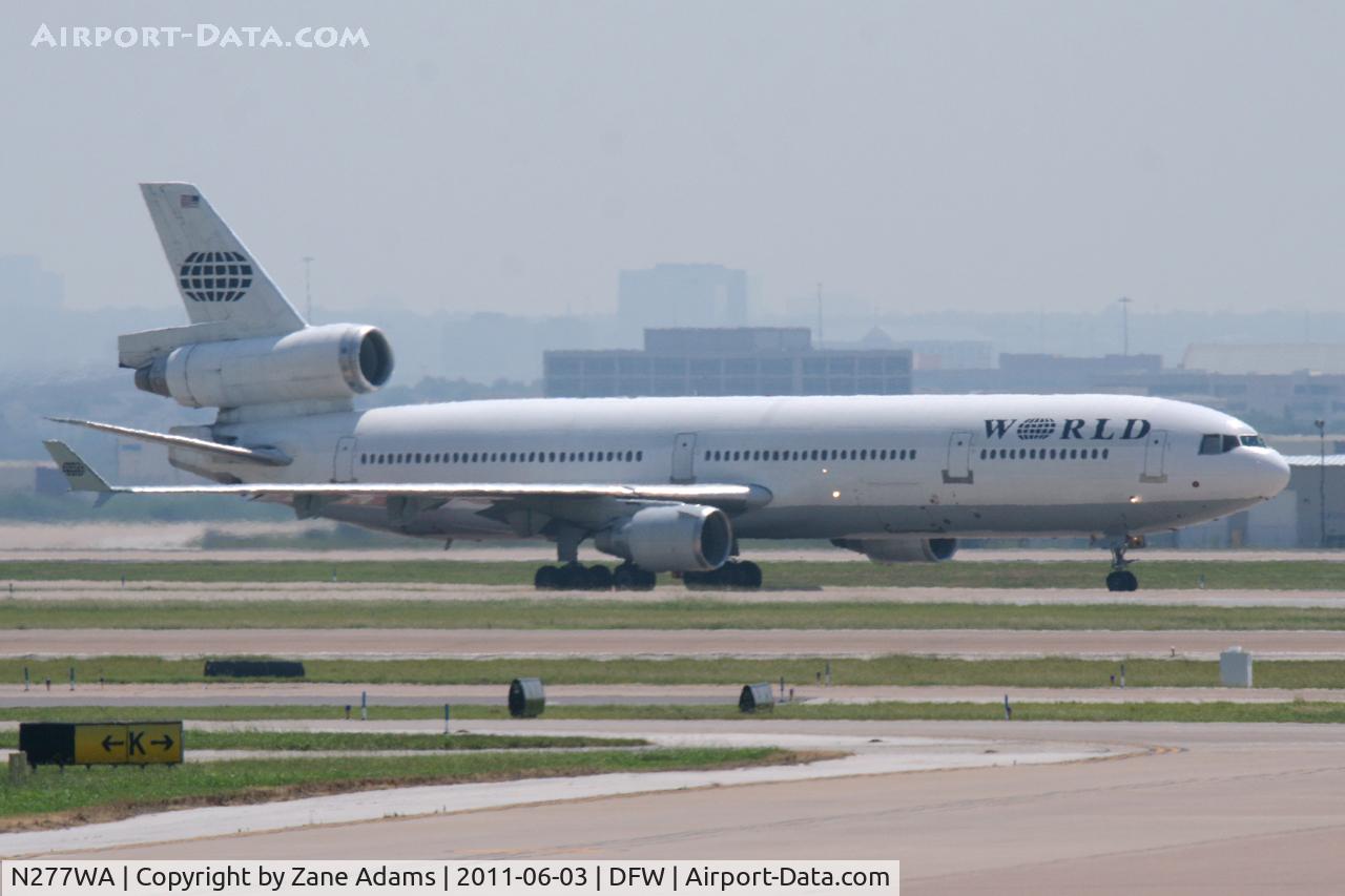 N277WA, 1995 McDonnell Douglas MD-11 C/N 48743, At DFW Airport