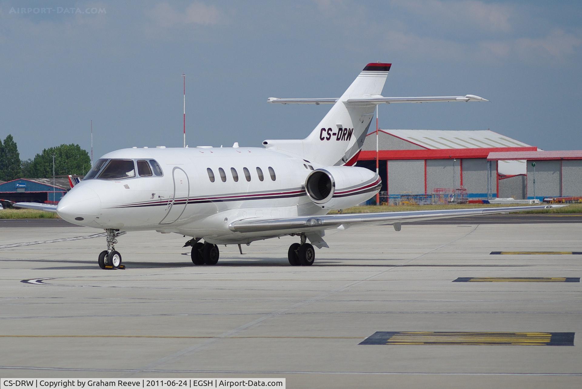 CS-DRW, 2007 Raytheon Hawker 800XPi C/N 258829, Parked in the sun.