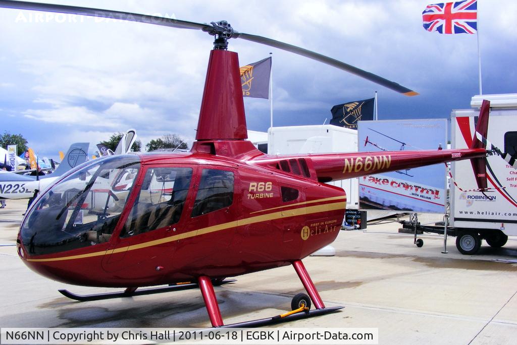 N66NN, 2011 Robinson R66 Turbine C/N 0016, at AeroExpo 2011