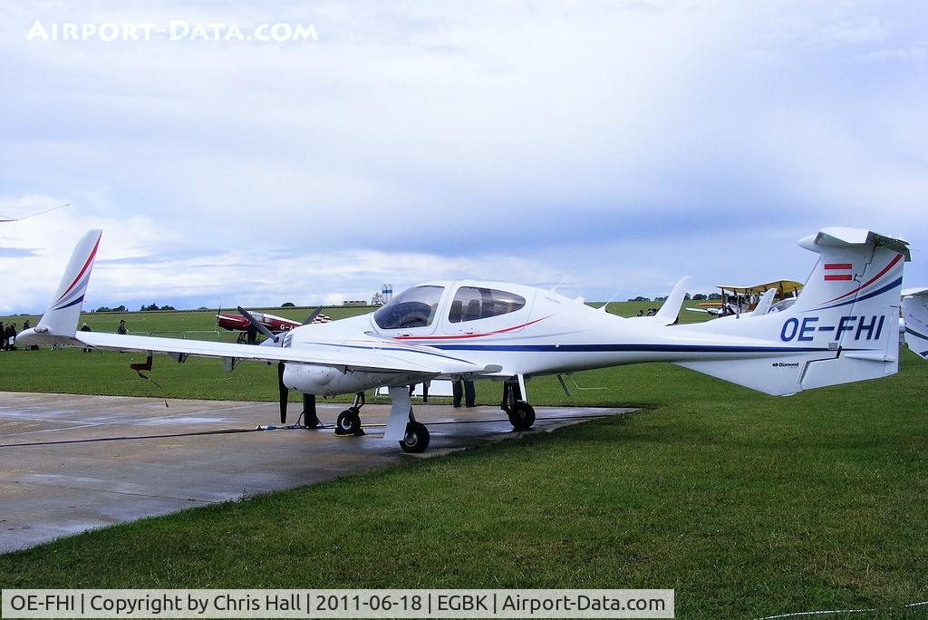 OE-FHI, Diamond DA-42NG Twin Star C/N 42.N009, at AeroExpo 2011