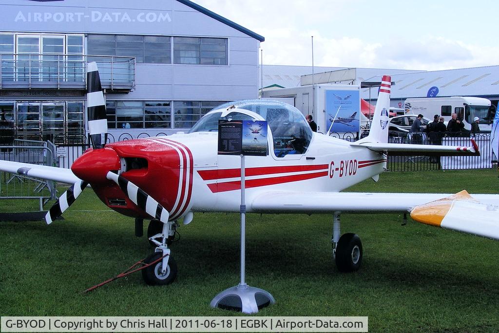 G-BYOD, 2001 Slingsby T-67M-200 Firefly C/N 2265, at AeroExpo 2011