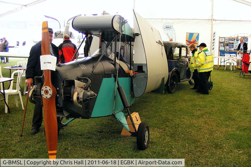 G-BMSL, 1990 Clutton-Tabenor Fred Series 3 C/N PFA 029-11142, at AeroExpo 2011